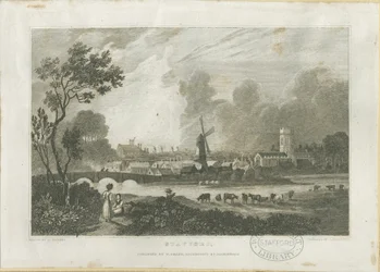 Stafford - Südwestansicht: Gravur, undatiert [ca. 1830]