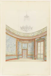 Entwurf für die Dekoration des Salons, Royal Pavilion, Brighton