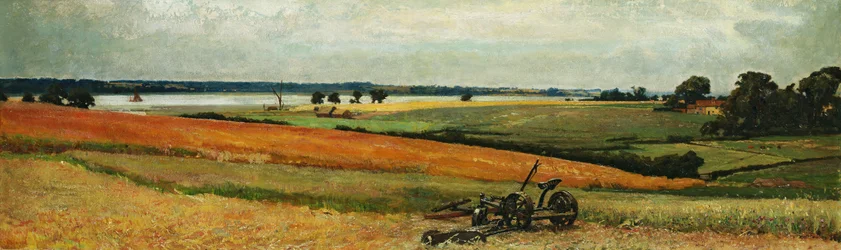 Heuverladung an der Mündung des Stour