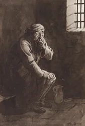 Fagin aus Oliver Twist, von Charles Dickens