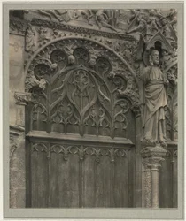 Kathedrale von Bourges: Krypta unter dem Kirchenschiff, ca. 1900