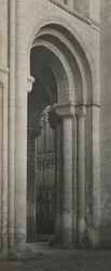 Ely-Kathedrale, Schiff, Südwestecke, ca. 1899