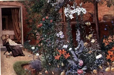 Ein Gartenrand