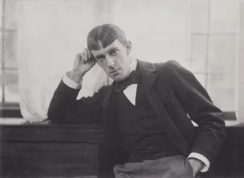 Porträtfotografie von Aubrey Beardsley (1872-98) von Frederick Evans (1853-1943)