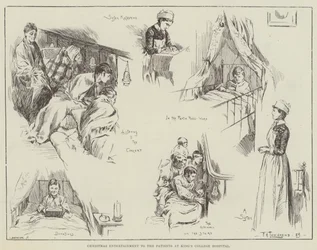 Weihnachtsunterhaltung für die Patienten im King