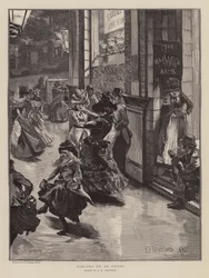 Tanzen zu einer Orgel