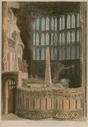 Denkmal für George Villiers, Herzog von Buckingham, Westminster Abbey, London