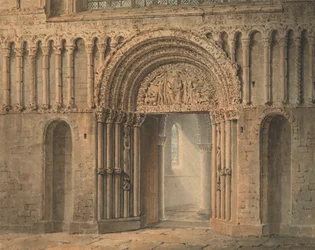 Das Westtor, Rochester Kathedrale, Kent