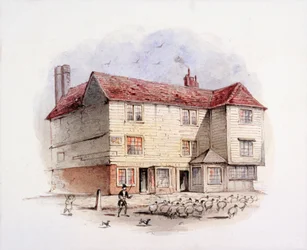 Islington Green, London, um 1840