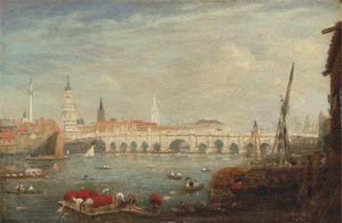 Das Monument und die London Bridge