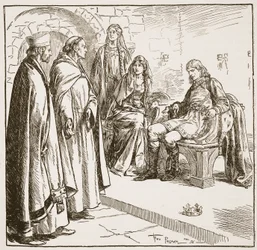 Dunstan, Edwy und Elgiva, Illustration aus 