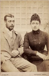 Prinz George und Prinzessin Victoria