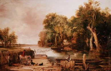 Warten auf die Fähre