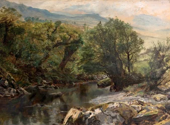 Teich in Colwyn, Nordwales