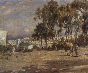 Annäherung an die Stadt