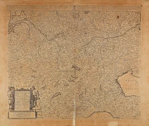 Zentral-Nordeuropa und Norditalien, Karte von Frederik de Wit, Amsterdam, Kupferstich