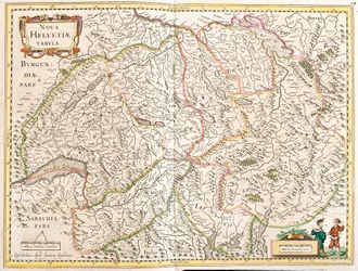 Karte der Schweiz