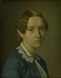 Thomasine Ludvigne Vermehren, geb. Grüner, die Frau des Künstlers