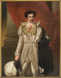 Porträt von Oskar I. (1799-1859), König von Schweden und Norwegen
