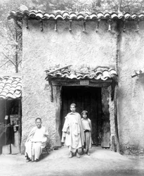 Ein Beispiel eines Kabyle-Hauses, Pariser Ausstellung, 1889