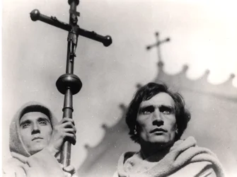 Antonin Artaud (1896-1948) in dem Film „Die Passion der Jungfrau von Orléans“ von Carl Theodor Dreyer (1889-1968), 1928