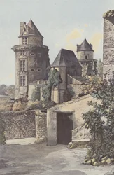 Apremont, Schloss, Eckturm und Kapelle