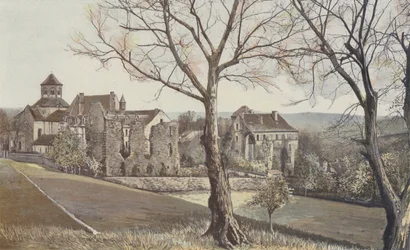 Aubazine, Gesamtansicht der alten Abtei