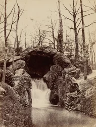 Wasserfall im Bois de Boulogne, ca. 1855