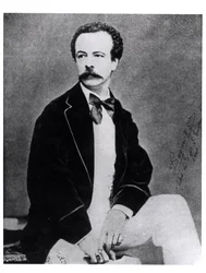 Charles Frederick Worth (1825-95), ca. 1864, aus The House of Worth, New-York, 1932