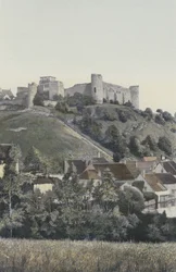 Druyes, Schloss, Ansicht vom See