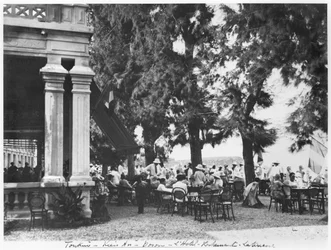 Hotel Restaurant in Kien an Doson, ca. 1920