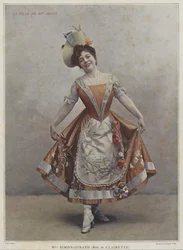 Juliette Simon-Girard als Clairette in La Fille de Madame Angot