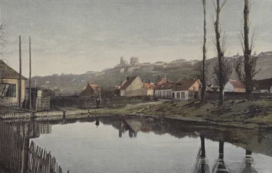 Laon, Gesamtansicht von der Ebene