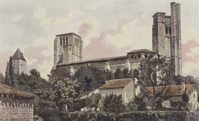 Larroumieu, Kirche (Ehemalige Kollegiatkirche)