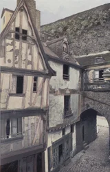Laval, Porte Beucheresse und alte Häuser