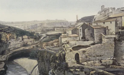 Minerve, Blick vom Ufer der Cesse