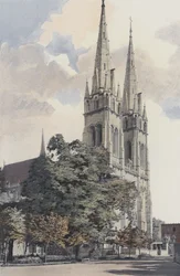 Moulins, Kathedrale, Westfassade