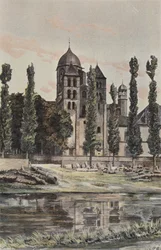 Paray-le-Monial, Kirche Gesamtansicht