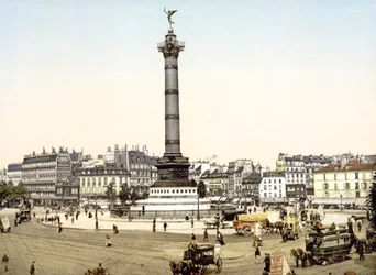 Place de la Bastille, Paris, veröffentlicht 1900