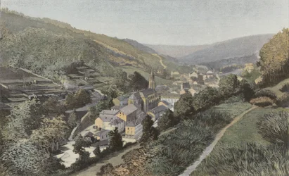 Plombières, Gesamtansicht, von Osten