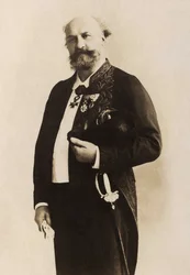 Porträt von Jules Eugène Lenepveu (1819-1898), französischer Maler.