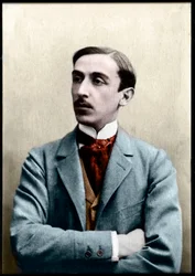 Porträt von Maurice Barrès (1862-1923), französischer Romanautor, Journalist und sozialistischer Politiker