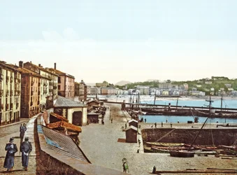 Hafen von San Sebastián, Spanien