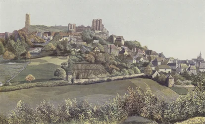 Turenne, Stadt- und Schlossansicht, Nordseite