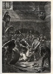 (Die Kommune der Stadt Laon gegen die Unterdrückung durch den Bischof Gaudry