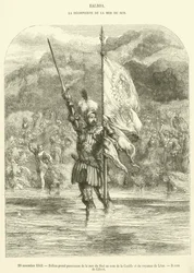 29 novembre 1513, Balboa prend possession de la mer du Sud au nom de la Castille et du royaume de Leon