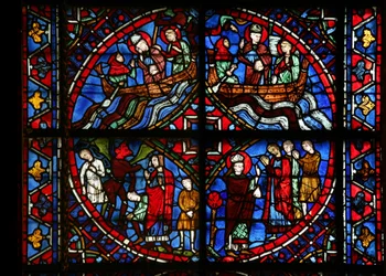4 Tafeln aus dem St. Germain Fenster