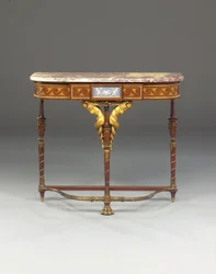 Eine Napoleon III Konsole, im Stil von Jacob, von Maison Millet, Paris, ca. 1865