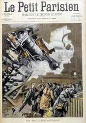 Zugunglück des Orient-Express in Frankfurt - in "Le petit Parisien" vom 22.12.1901