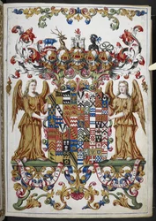 Wappen aus dem Stundenbuch (Die Bedford Stunden)